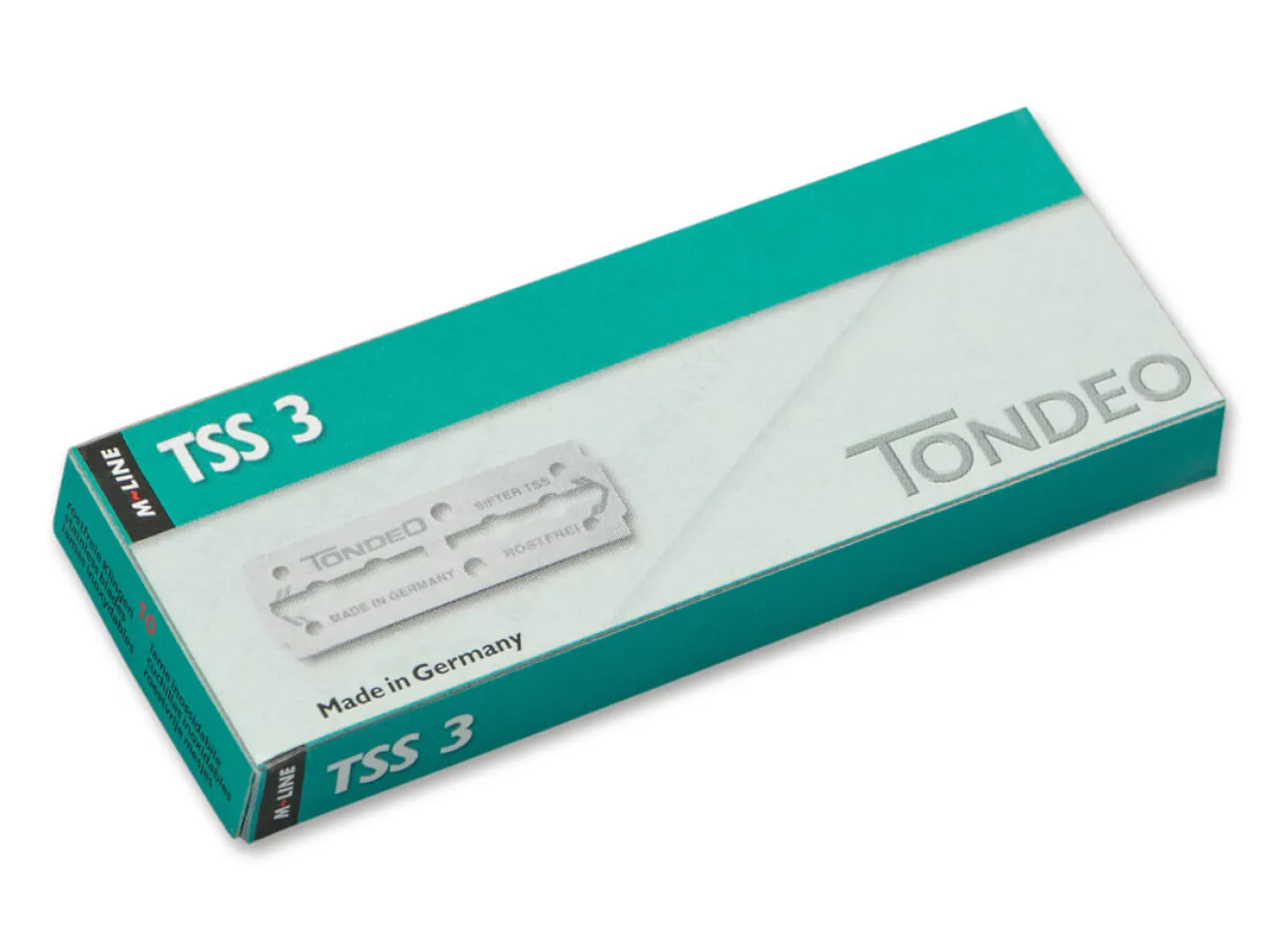 Tondeo 10 TSS 3 Rasierklingen Silber Best