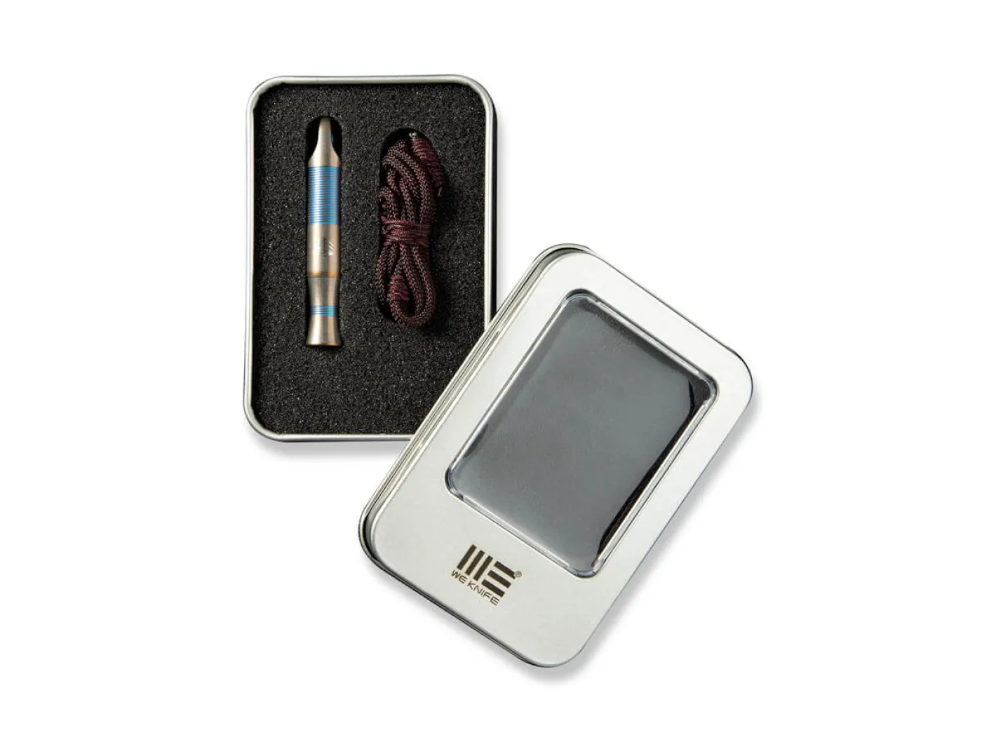 WE Knife A-05BP Titanium Blue Blau New