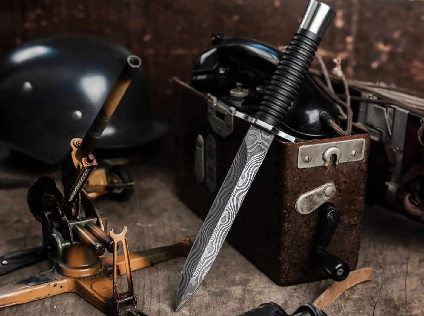 Böker Manufaktur Solingen Acht-Acht Flak Damast Schwarz Discount