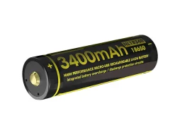 Nitecore Akku 18650 3400 mAh USB Schwarz Hot