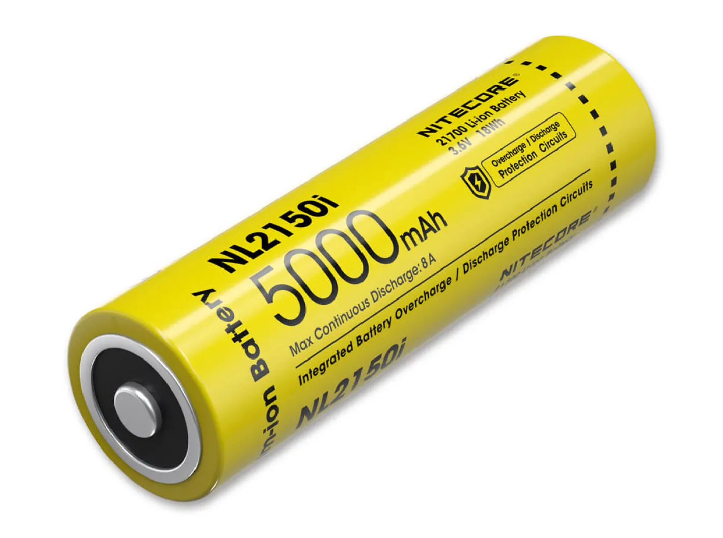 Nitecore Akku 21700 NL2150i 5000 mAh Gelb New
