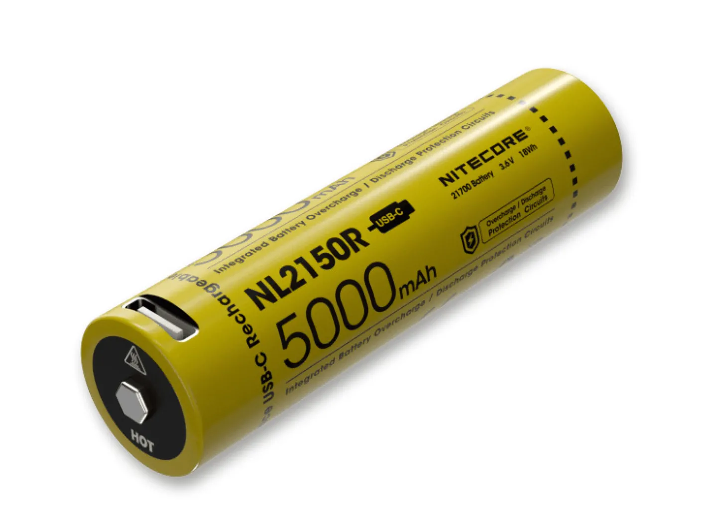 Nitecore Akku 21700 NL2150R 5000 mAh Gelb Outlet