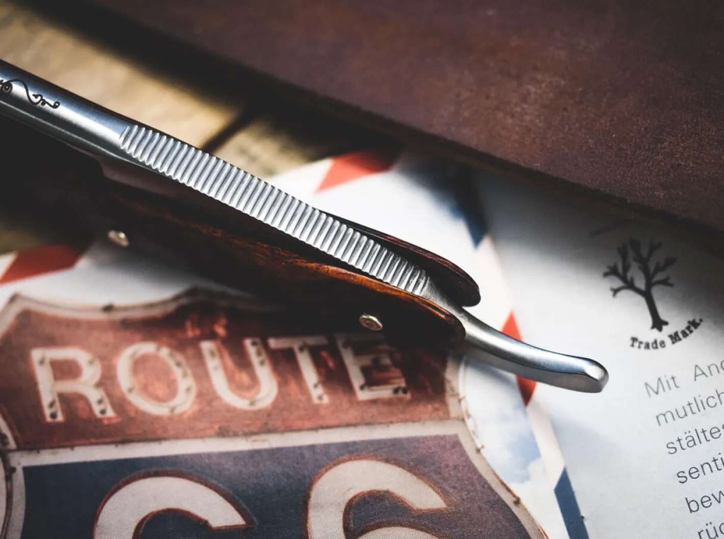 Böker Manufaktur Solingen Angel Delgadillo Route 66 Braun Best