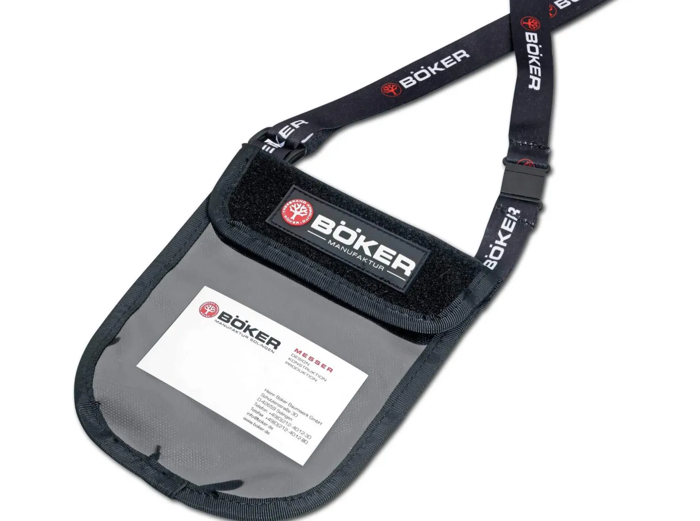 Böker Manufaktur Solingen Badgeholder Schwarz Clearance