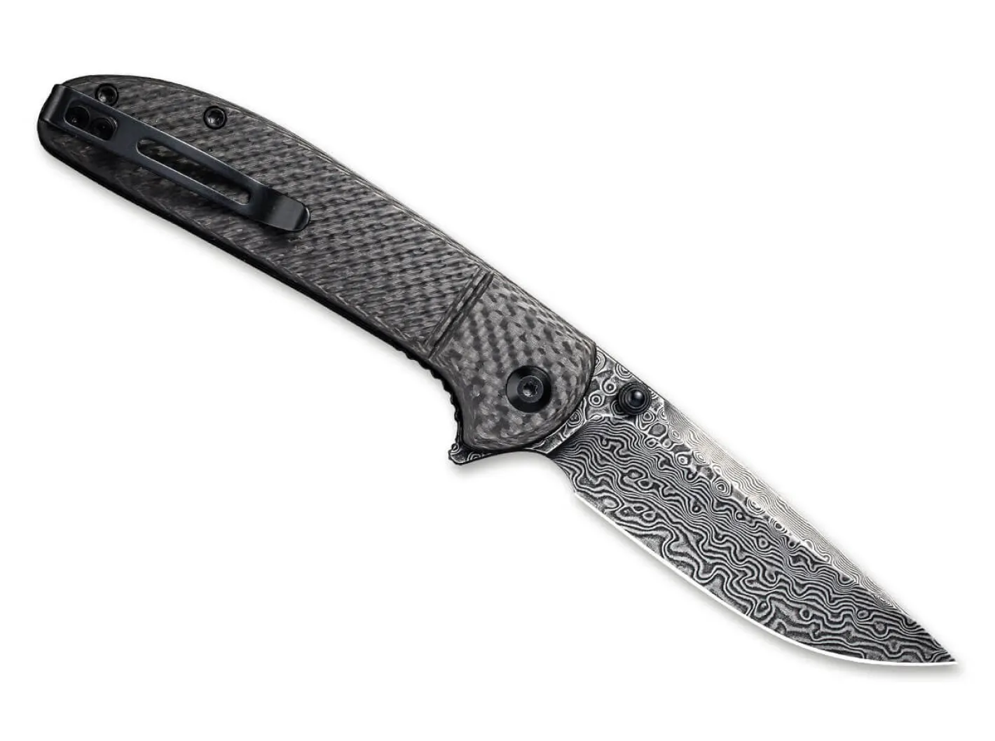 CIVIVI Badlands Vagabonds Damascus Carbon Black Schwarz Discount