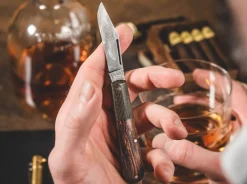 Böker Manufaktur Solingen Barlow Integral Leopard-Damast Clearance