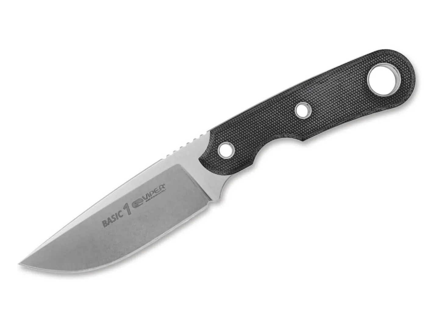Viper Basic 1 D2 Micarta Black Schwarz Outlet