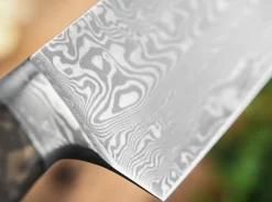 Böker Manufaktur Solingen Biscaya Damast Chefmesser Braun Outlet