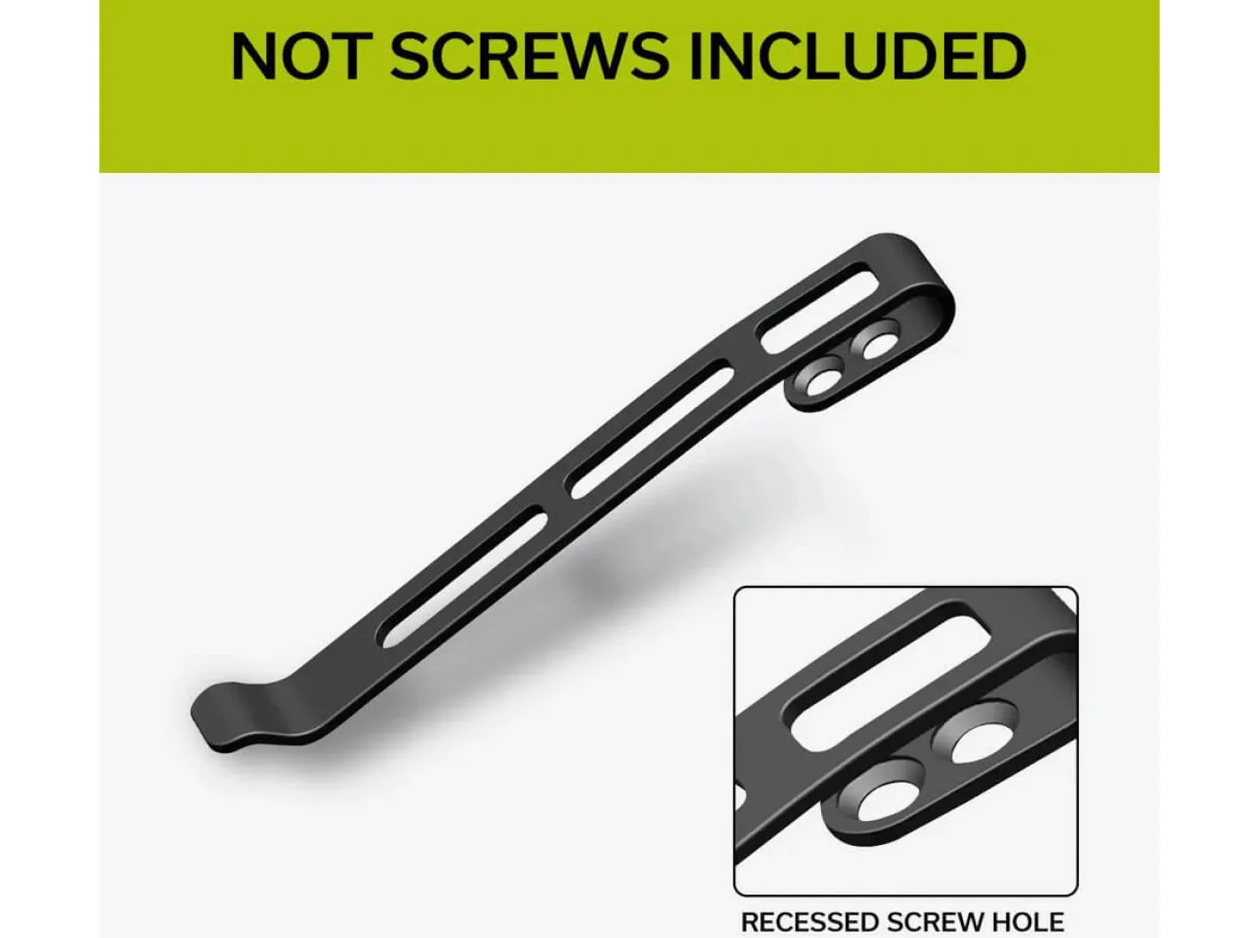 CIVIVI Black Stainless Steel Clip CA-06A-V1 Schwarz Clearance