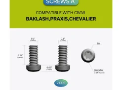 CIVIVI Black Titanium Clip T001D Schwarz Clearance