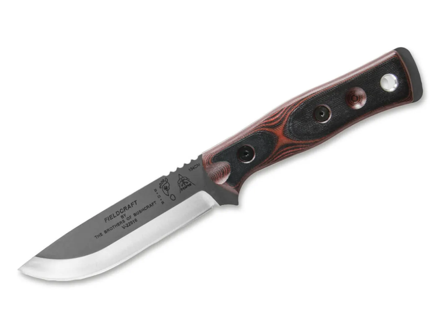 TOPS Knives B.O.B. Fieldcraft Red G10 Mehrfarbig Online