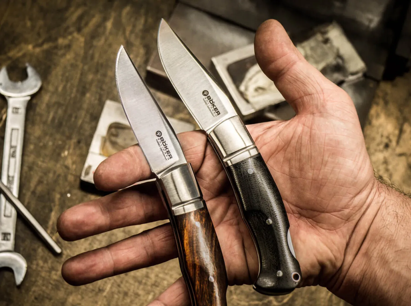 Böker Manufaktur Solingen Boxer Micarta Sale