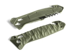 TB Outdoor C.A.C. Handle Scales G10 Khaki Grün New