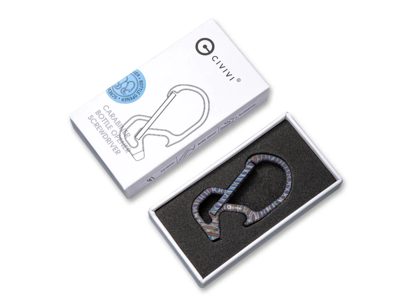 CIVIVI Click Flamed Titanium Mehrfarbig Best