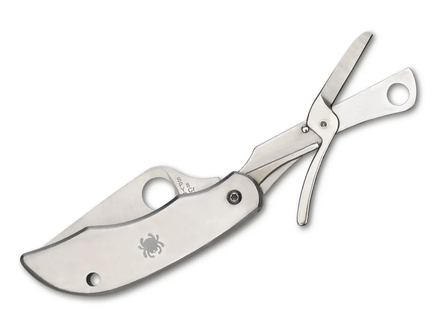 Spyderco ClipiTool Scissors Silber Clearance