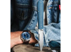 Böker Manufaktur Solingen Coffin Denim Micarta New