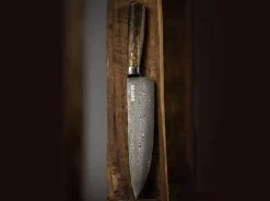 Böker Manufaktur Solingen Core Damast Chefmesser Braun Discount