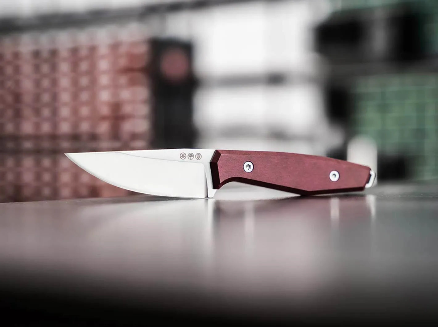 Böker Manufaktur Solingen Daily Knives AK1 Droppoint Richlite Redstone Discount