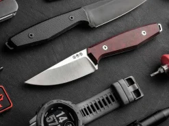 Böker Manufaktur Solingen Daily Knives AK1 Droppoint Richlite Redstone Discount