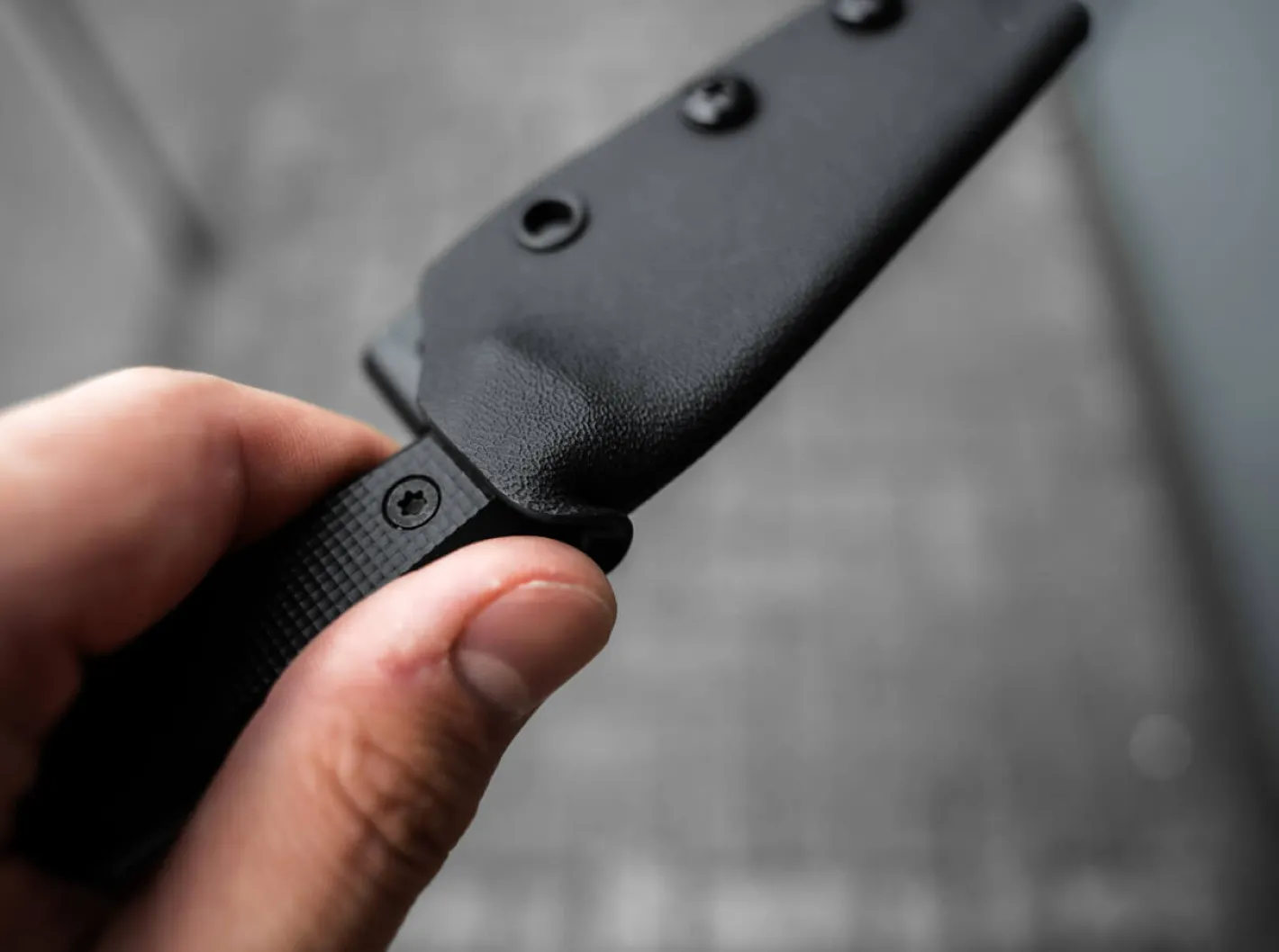 Böker Manufaktur Solingen Daily Knives AK1 Reverse Tanto Allblack Schwarz