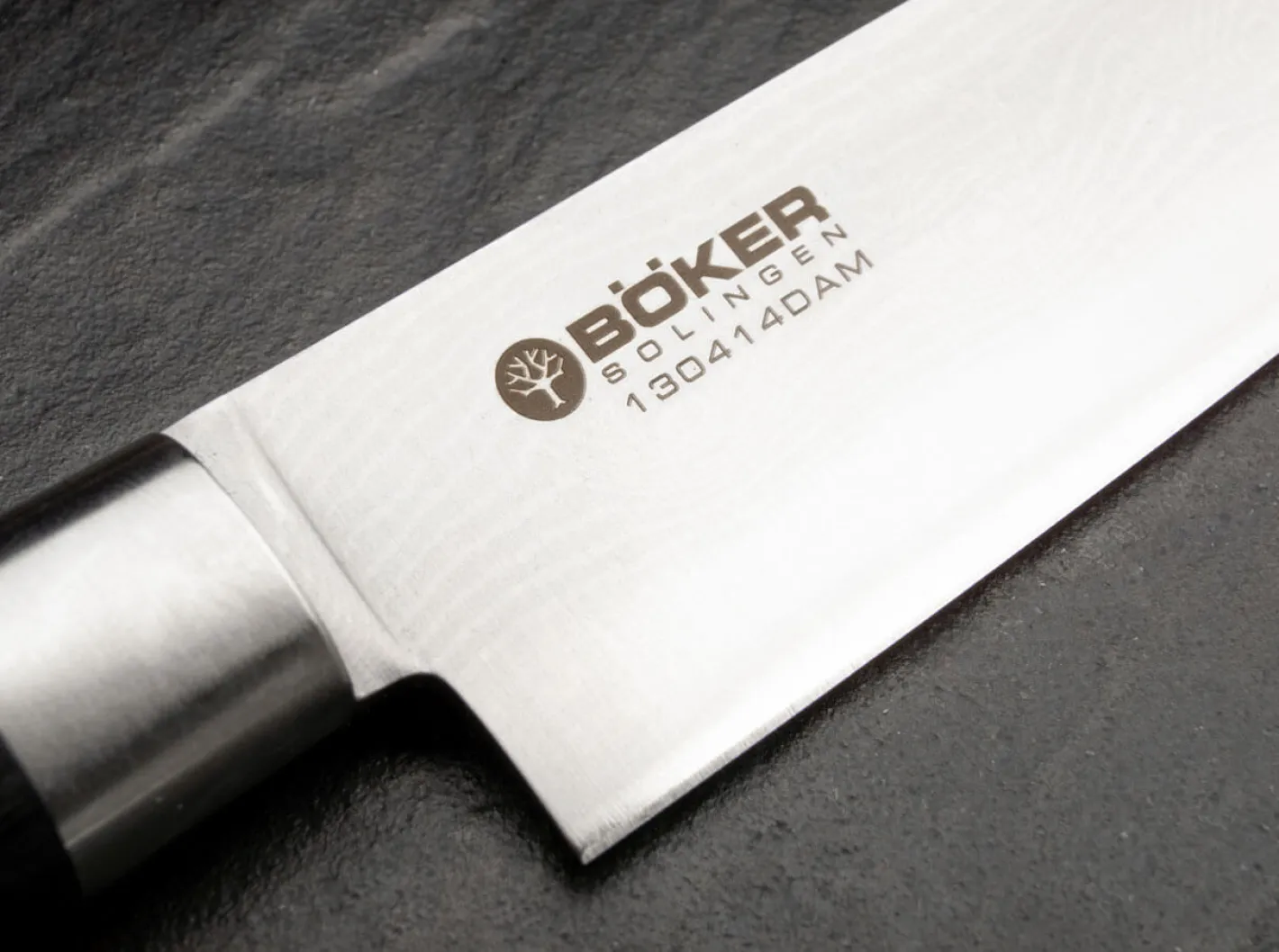 Böker Manufaktur Solingen Damast Black Allzweckmesser Schwarz Discount