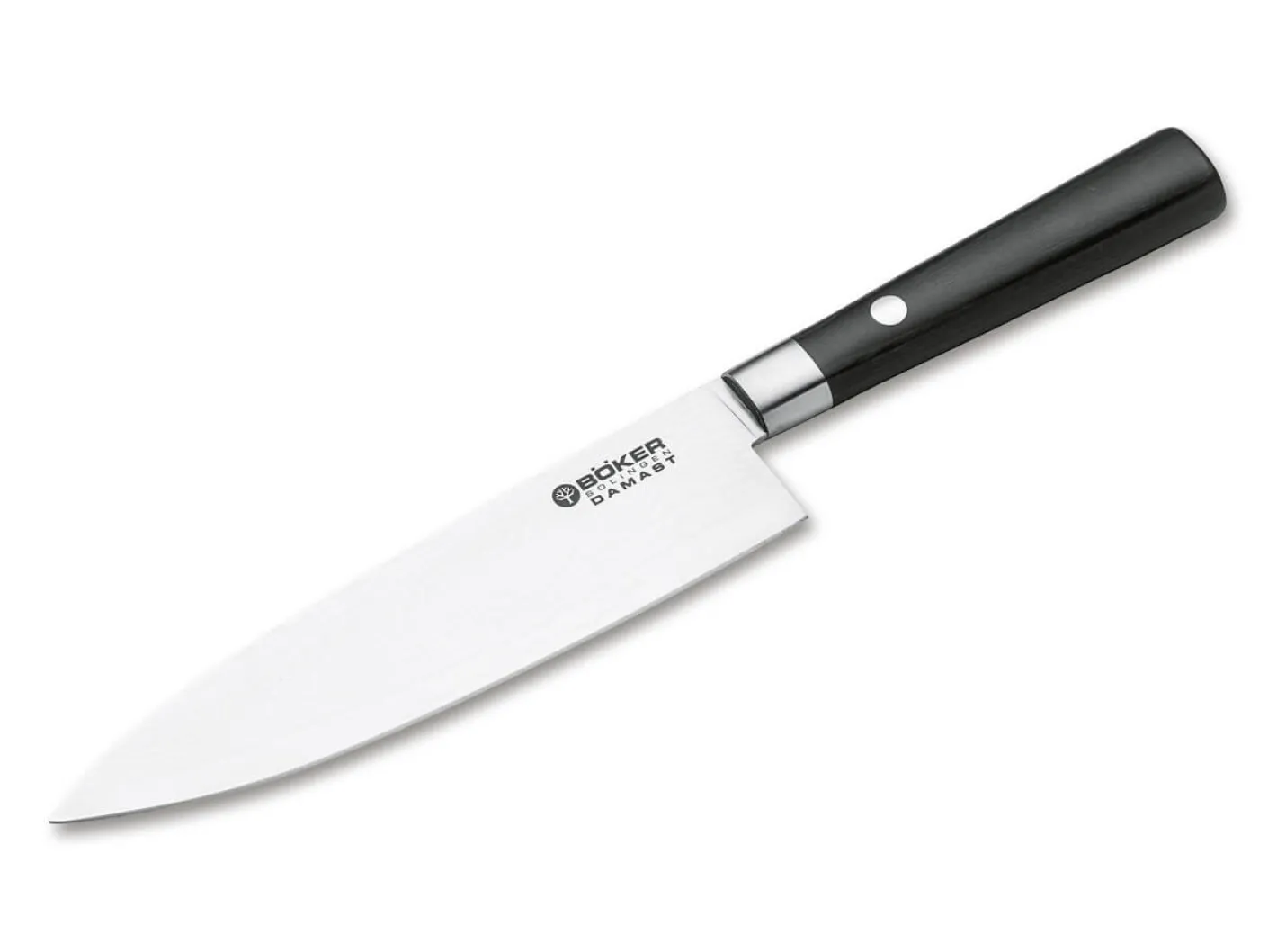 Böker Manufaktur Solingen Damast Black Chefmesser Klein Schwarz Best