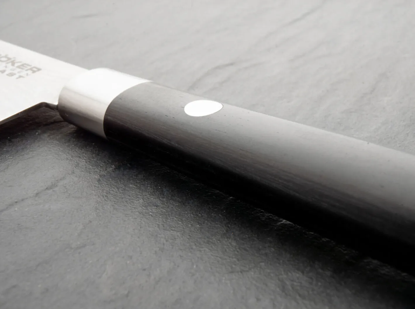 Böker Manufaktur Solingen Damast Black Chefmesser Klein Schwarz Best