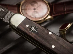 Böker Manufaktur Solingen Damast Jahresmesser 2018 Braun Online