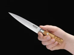 Böker Manufaktur Solingen Damast Olive Allzweckmesser Braun Outlet