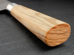 Böker Manufaktur Solingen Damast Olive Chefmesser Groß Braun Clearance