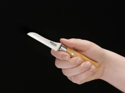Böker Manufaktur Solingen Damast Olive Gemüsemesser Braun Hot