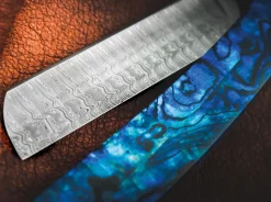 Böker Manufaktur Solingen Damast Paua Blau New