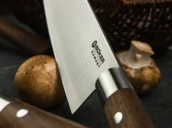 Böker Manufaktur Solingen Damast Walnuss Santoku Braun Online