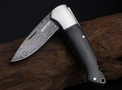 Böker Manufaktur Solingen Davis Classic Hunter Damast Schwarz Clearance