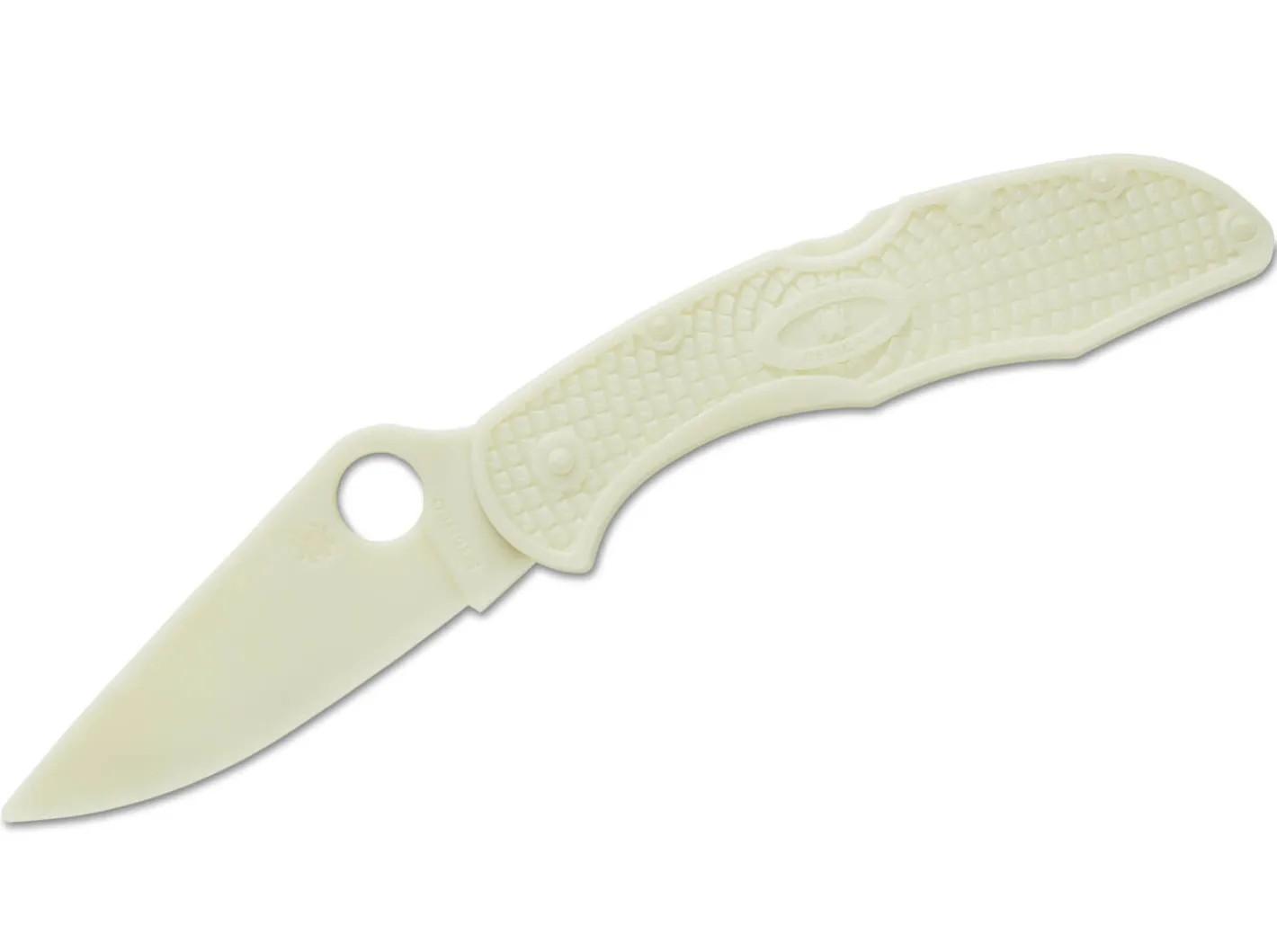 Spyderco Delica 4 Kunststoffbausatz Weiß Clearance