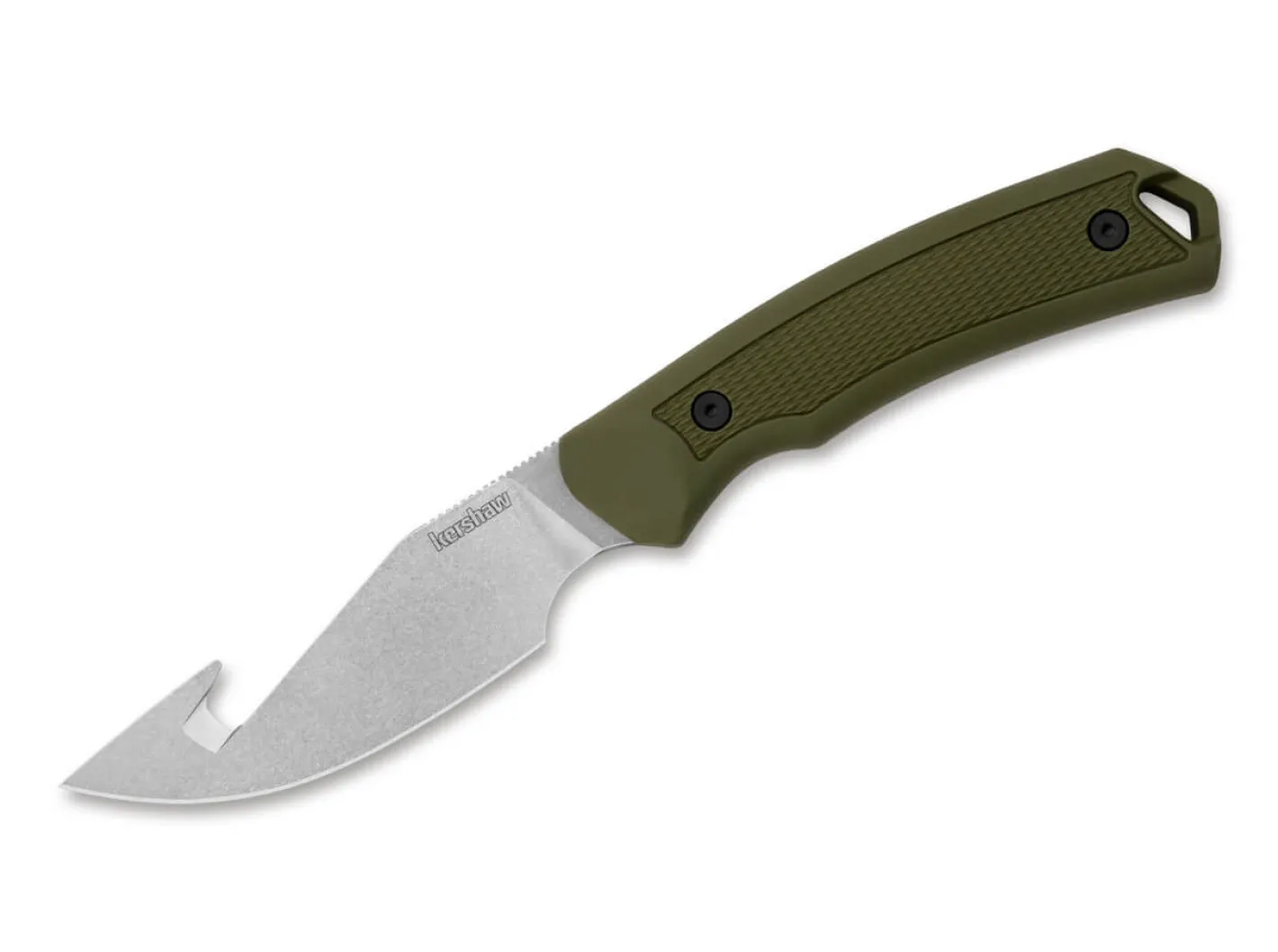 Kershaw Deschutes Skinner Gut Hook Grün Clearance