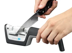 KitchenIQ Diamond Pro 2-Stage Knife and Scissor Sharpener Grau Online