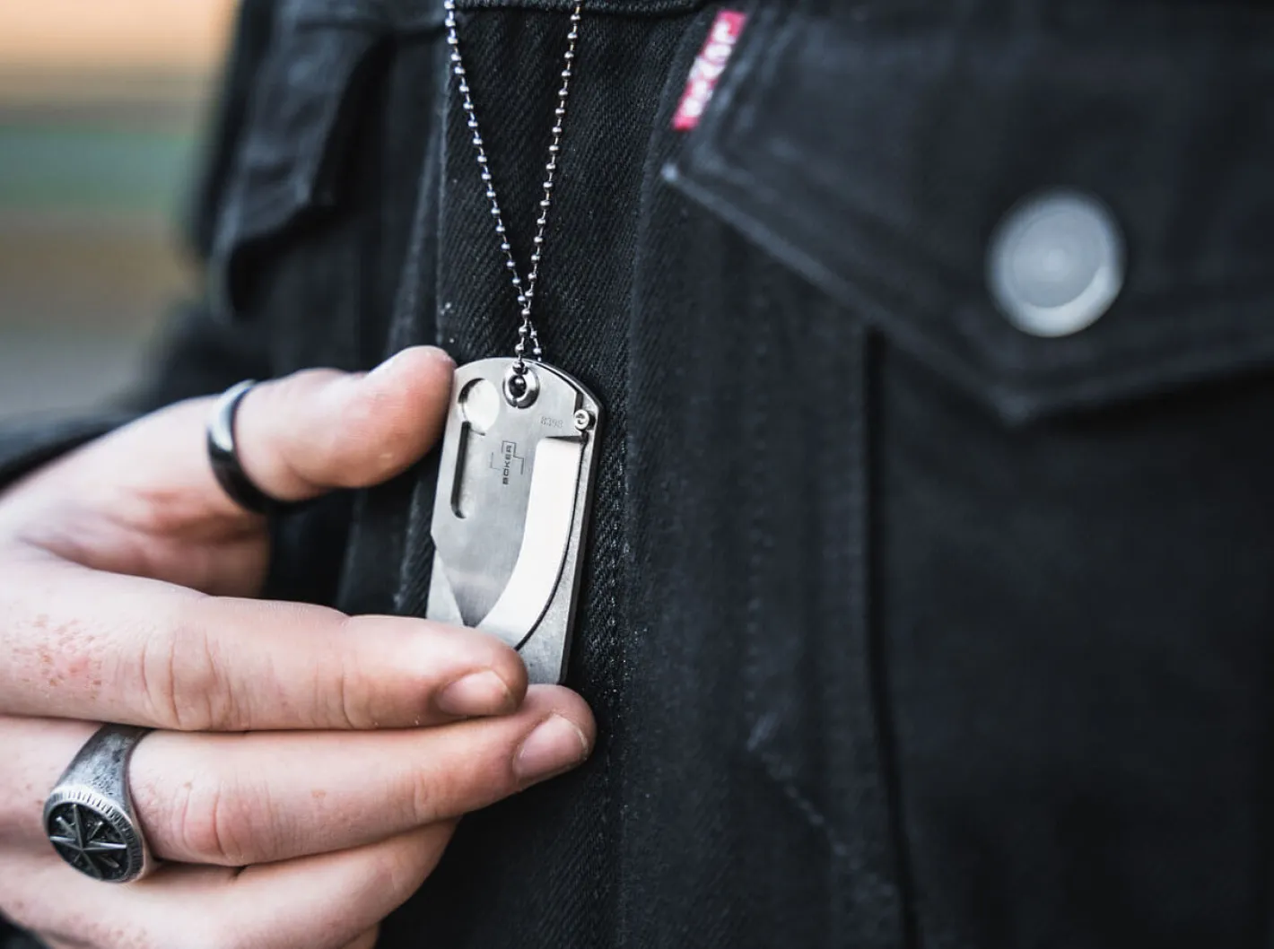 Böker Plus Dog Tag Knife Online