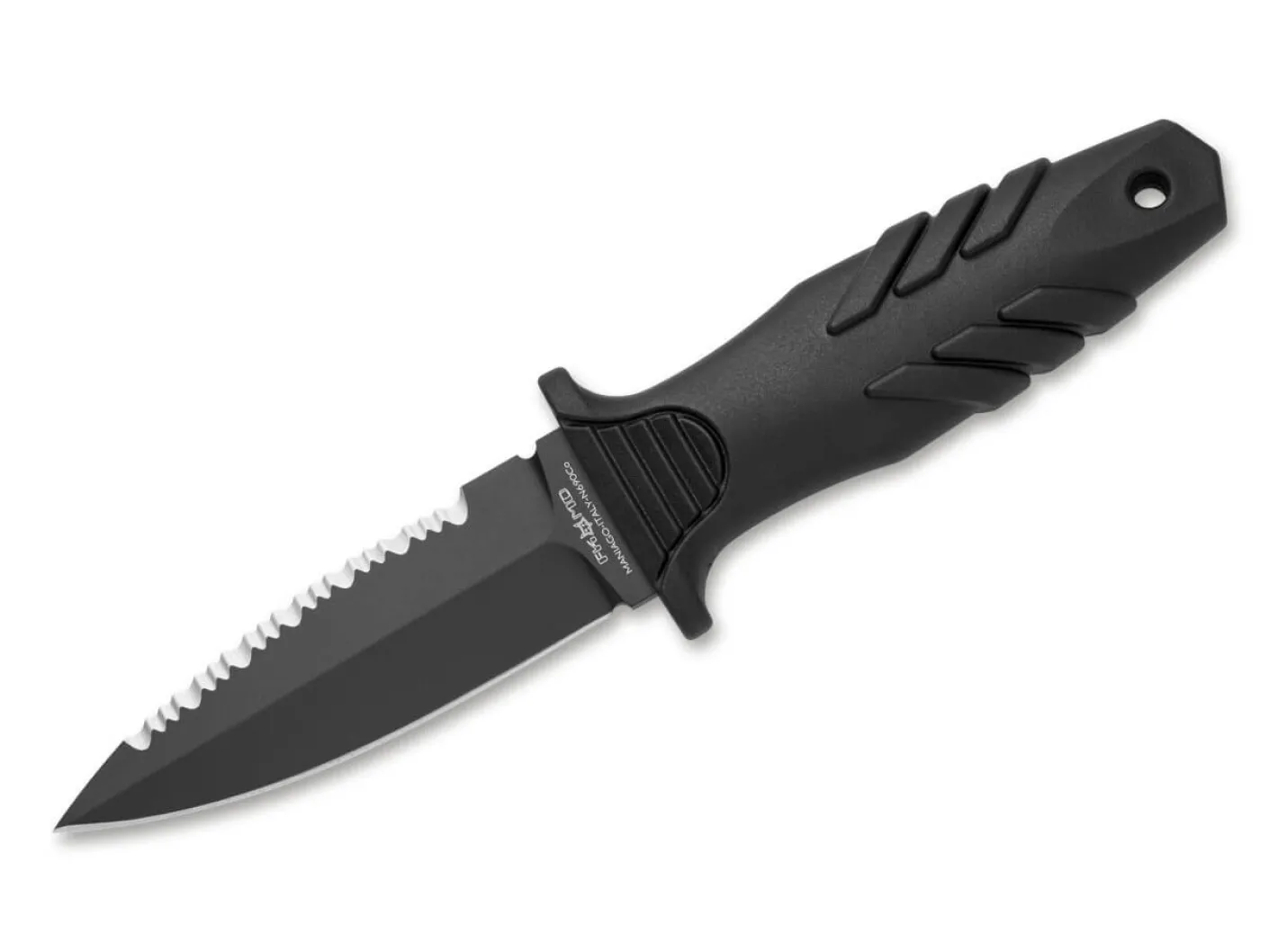 Fox Knives Elementum Dagger All Black Schwarz Best