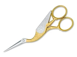 Due Cigni Embroidery Scissors 2C 36/45 en Stork Gold New