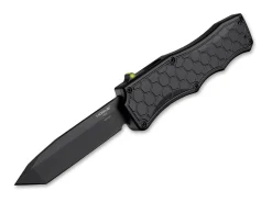Hogue Exploit OTF Automatic 3.5 Tanto Aluminum Black PVD Schwarz Best