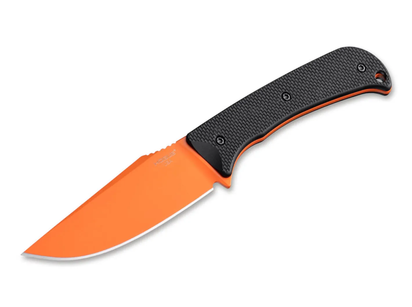 Hogue Extrak XL 3.9" Fixed Blade G10 Black Orange Cerakote Schwarz Outlet