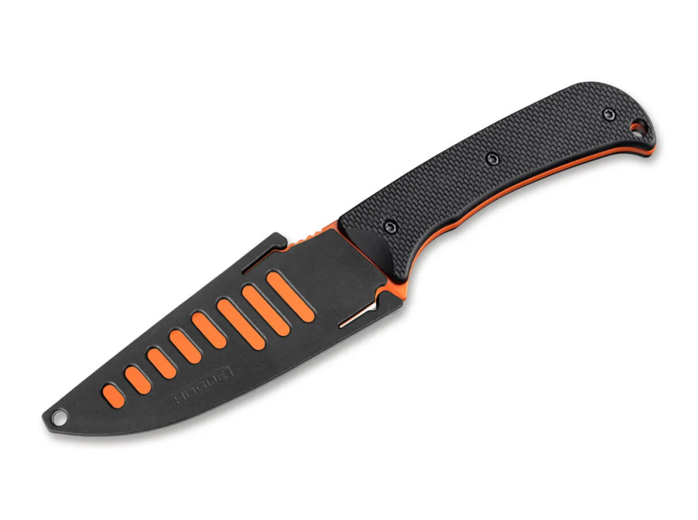 Hogue Extrak XL 3.9" Fixed Blade G10 Black Orange Cerakote Schwarz Outlet