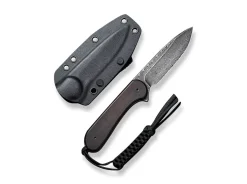 CIVIVI Fixed Blade Elementum Ebony Damascus Schwarz Sale