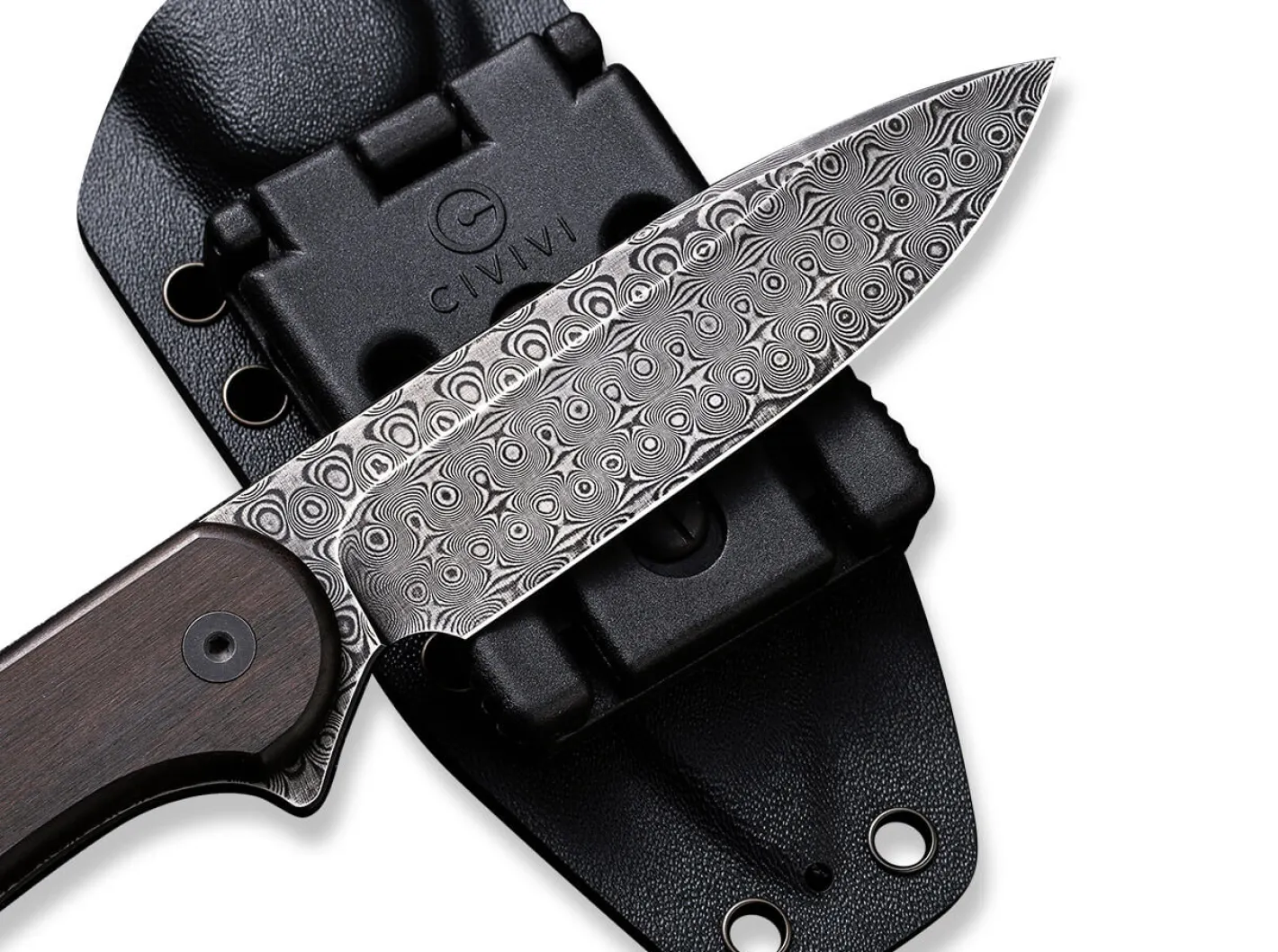 CIVIVI Fixed Blade Elementum Ebony Damascus Schwarz Sale