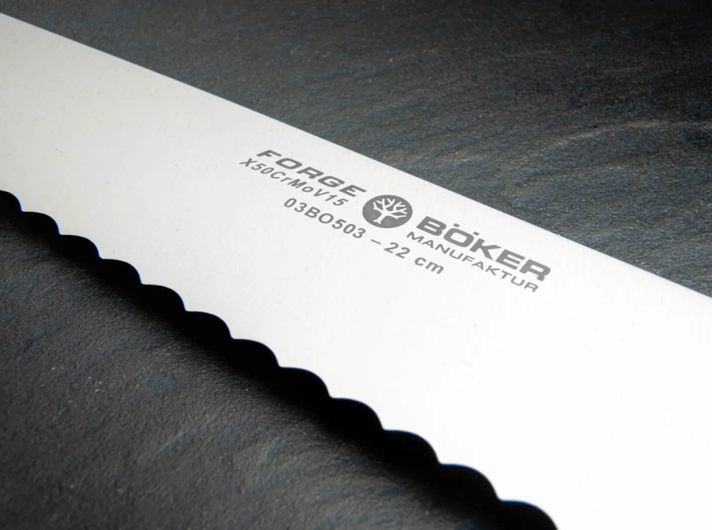 Böker Manufaktur Forge Brotmesser Schwarz Best