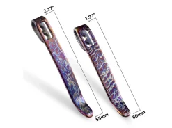 CIVIVI Four Flamed Titanium Clips T002C Mehrfarbig New