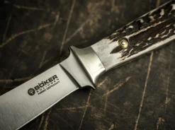 Böker Manufaktur Solingen Försternicker Hirschhorn Braun New