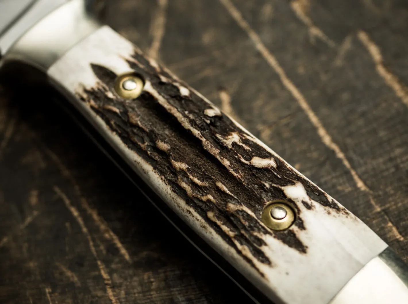 Böker Manufaktur Solingen Försternicker Hirschhorn Braun New