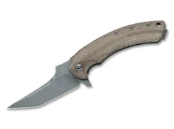 Bastinelli Knives Geco Micarta Braun Clearance
